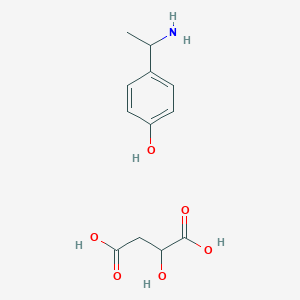 molecular formula C12H17NO6 B14779760 (S)-4-(1-Aminoethyl)phenol (R)-2-hydroxysuccinate 