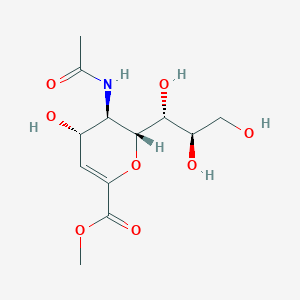 molecular formula C12H19NO8 B014780 N-Acetyl-2,3-dehydro-2-deoxyneuraminic Acid Methyl Ester CAS No. 25875-99-4