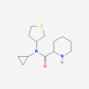 molecular formula C13H22N2OS B1478006 N-cyclopropyl-N-(tetrahydrothiophen-3-yl)piperidine-2-carboxamide CAS No. 2097947-52-7