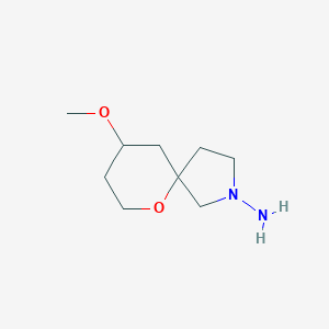 molecular formula C9H18N2O2 B1478034 9-Methoxy-6-oxa-2-azaspiro[4.5]decan-2-amine CAS No. 2097944-94-8