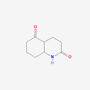 molecular formula C9H13NO2 B14780405 hexahydroquinoline-2,5(1H,3H)-dione 
