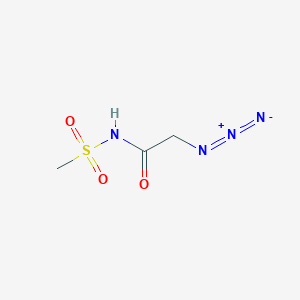 molecular formula C3H6N4O3S B1478075 2-azido-N-methanesulfonylacetamide CAS No. 98025-60-6