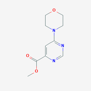 molecular formula C10H13N3O3 B1478077 Methyl 6-morpholinopyrimidine-4-carboxylate CAS No. 1949816-04-9