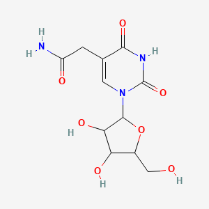 molecular formula C11H15N3O7 B14780775 5-Carbamoylmethyl uridine 