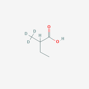 molecular formula C5H10O2 B147808 2-(Trideuteriomethyl)butanoic acid CAS No. 95926-92-4