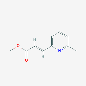 molecular formula C10H11NO2 B1478092 2-Propenoic acid, 3-(6-methyl-2-pyridinyl)-, methyl ester CAS No. 853179-80-3