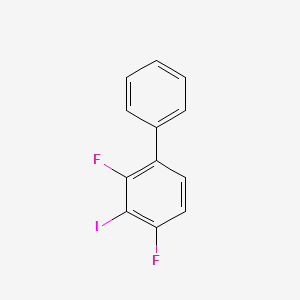 molecular formula C12H7F2I B14780999 2,4-Difluoro-3-iodo-1,1'-biphenyl 
