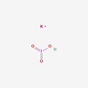 molecular formula KIO3<br>IKO3 B147811 Potassium iodate CAS No. 7758-05-6