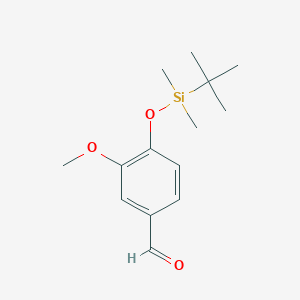 B147812 Benzaldehyde, 4-[[(1,1-dimethylethyl)dimethylsilyl]oxy]-3-methoxy- CAS No. 69404-94-0