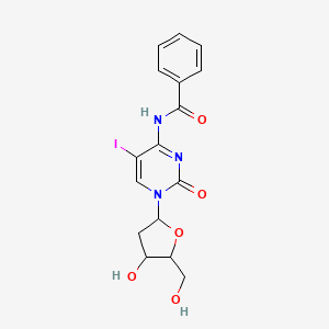 molecular formula C16H16IN3O5 B14781227 N-Benzoyl-2'-deoxy-5-iodocytidine 