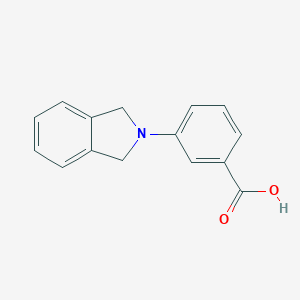 molecular formula C15H13NO2 B147815 3-(1,3-Dihydro-isoindol-2-yl)-benzoic acid CAS No. 130373-81-8