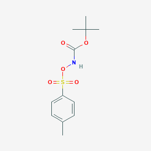 molecular formula C12H17NO5S B147817 N-Boc-O-tosyl hydroxylamine CAS No. 105838-14-0
