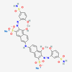 molecular formula C32H23Cu2N7Na2O14S4 B14781839 C.I. Direct violet 66 