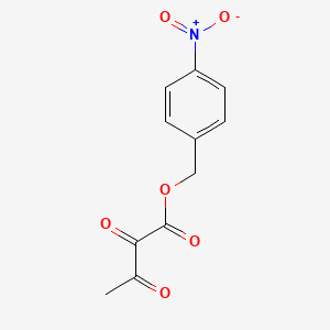 molecular formula C11H9NO6 B14782018 4-Nitrobenzyl2,3-dioxobutanoate 