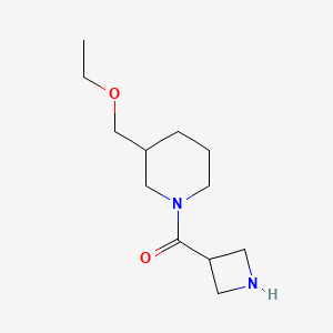 molecular formula C12H22N2O2 B1478221 Azetidin-3-yl(3-(ethoxymethyl)piperidin-1-yl)methanone CAS No. 1828297-81-9