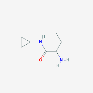 molecular formula C8H16N2O B14782211 N-Cyclopropyl L-Valinamide 