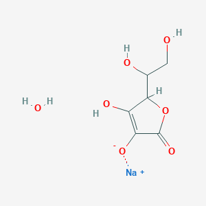 molecular formula C6H9NaO7 B14782275 D-Araboascorbic acid (sodium);D-Isoascorbic acid (sodium) 