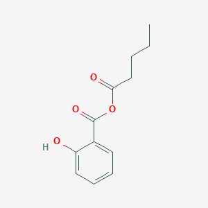 molecular formula C12H14O4 B14782903 Pentanoyl 2-hydroxybenzoate 