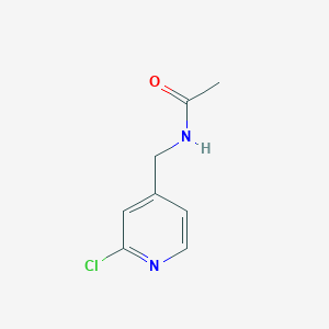 molecular formula C8H9ClN2O B147830 Acetamide, N-[(2-chloro-4-pyridinyl)methyl]- CAS No. 131052-61-4