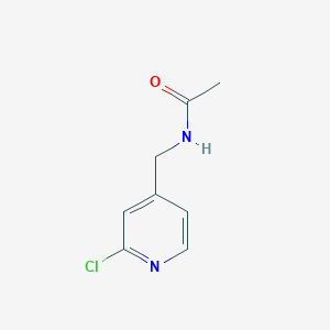 molecular formula C8H9ClN2O B147830 N-((2-chloropyridin-4-yl)methyl)acetamide CAS No. 131052-61-4