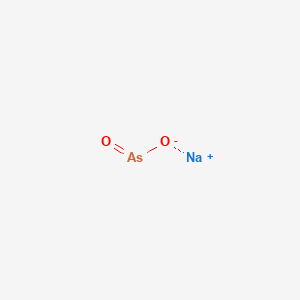 molecular formula NaAsO2<br>AsNaO2 B147831 亚砷酸钠 CAS No. 7784-46-5
