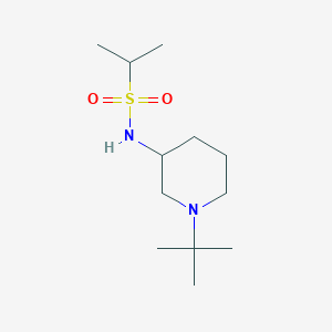 molecular formula C12H26N2O2S B14783182 N-(1-tert-butylpiperidin-3-yl)propane-2-sulfonamide 