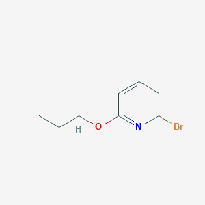 molecular formula C9H12BrNO B14783381 2-Bromo-6-sec-butoxypyridine CAS No. 1240596-26-2