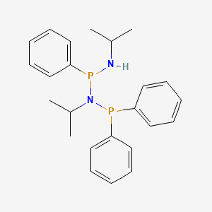 molecular formula C24H30N2P2 B14783463 N-(Diphenylphosphino)-N,N'-bis(1-methylethyl)-P-phenylphosphonous diamide 