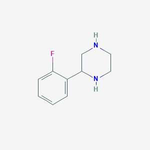 molecular formula C10H13FN2 B147836 2-(2-Fluorophenyl)piperazine CAS No. 137684-18-5