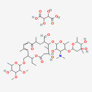 molecular formula C49H81NO23 B14783709 Tylosin tartrate CRS 
