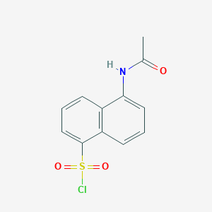 molecular formula C12H10ClNO3S B014784 5-acetamidonaphthalene-1-sulfonyl Chloride CAS No. 52218-37-8