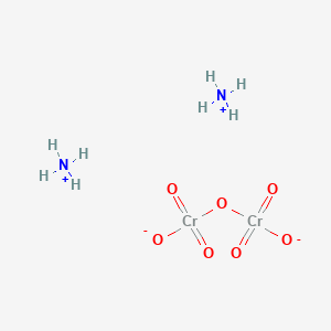 molecular formula (NH4)2Cr2O7<br>Cr2H8N2O7 B147842 Ammonium dichromate CAS No. 7789-09-5
