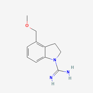 molecular formula C11H15N3O B1478433 4-(Methoxymethyl)indoline-1-carboximidamide CAS No. 2097984-79-5