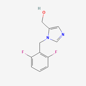 molecular formula C11H10F2N2O B1478436 (1-(2,6-difluorobenzyl)-1H-imidazol-5-yl)methanol CAS No. 2092765-77-8