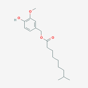 molecular formula C18H28O4 B147844 Dihydrocapsiate CAS No. 205687-03-2