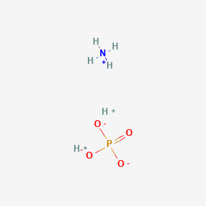molecular formula H3N.H3O4P<br>H6NO4P B147845 Ammonium dihydrogen phosphate CAS No. 7722-76-1