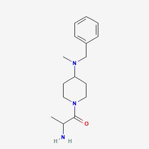 molecular formula C16H25N3O B14784693 2-Amino-1-[4-[benzyl(methyl)amino]piperidin-1-yl]propan-1-one 