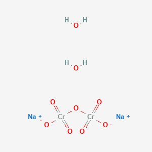 molecular formula Cr2H4Na2O9 B147847 Sodium dichromate dihydrate CAS No. 7789-12-0