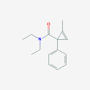 molecular formula C15H19NO B1478477 N,N-Diethyl-2-methyl-1-phenyl-2-cyclopropene-1-carboxamide CAS No. 1418000-39-1