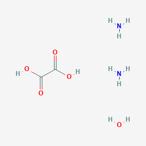 molecular formula C2H10N2O5 B147849 Ethanedioic acid, diammonium salt, monohydrate CAS No. 6009-70-7