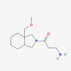 3-amino-1-(3a-(methoxymethyl)octahydro-2H-isoindol-2-yl)propan-1-one