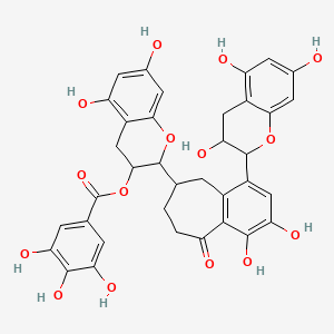 molecular formula C36H32O15 B14785118 Theaflavin 3\'-O-gallate 