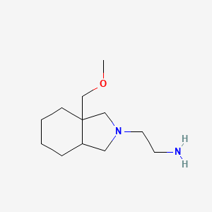2-(3a-(methoxymethyl)octahydro-2H-isoindol-2-yl)ethan-1-amine