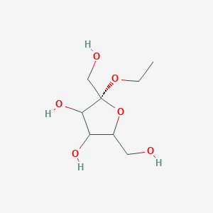 molecular formula C8H16O6 B14785130 Ethyl beta-fructofuranoside 