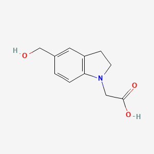 2-(5-(Hydroxymethyl)indolin-1-yl)acetic acid