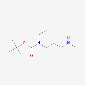 molecular formula C11H24N2O2 B14785387 tert-Butyl ethyl(3-(methylamino)propyl)carbamate 