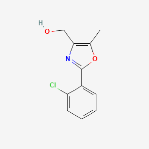 molecular formula C11H10ClNO2 B1478552 (2-(2-Chlorophenyl)-5-methyloxazol-4-yl)methanol CAS No. 2092062-48-9