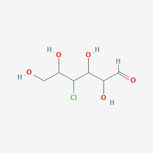 molecular formula C6H11ClO5 B14785552 4-Chloro-2,3,5,6-tetrahydroxyhexanal 