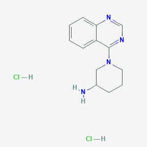 molecular formula C13H18Cl2N4 B14785599 (S)-1-(Quinazolin-4-yl)piperidin-3-amine dihydrochloride 