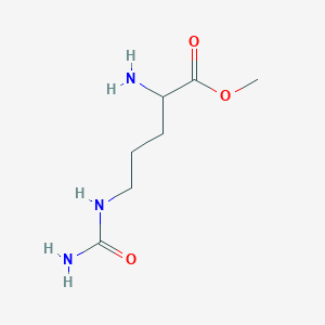 molecular formula C7H15N3O3 B14785623 Methyl 2-amino-5-ureidopentanoate 